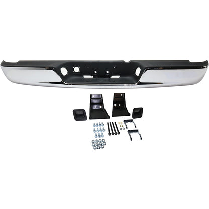 Step Bumper For Dodge Ram 1500 2004-2008 Rear Complete Assembly w/ Bright