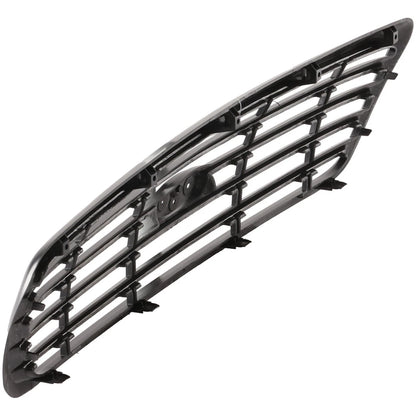 Grille For 1998-2011 Ford Crown Victoria Painted Black Shell & Insert Police Pkg