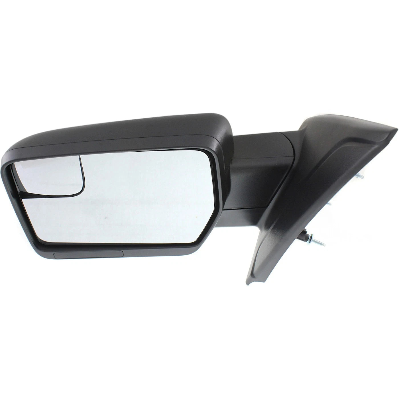 Mirror For 2011-2014 Ford F-150 Manual Folding Front Driver Side Textured Black