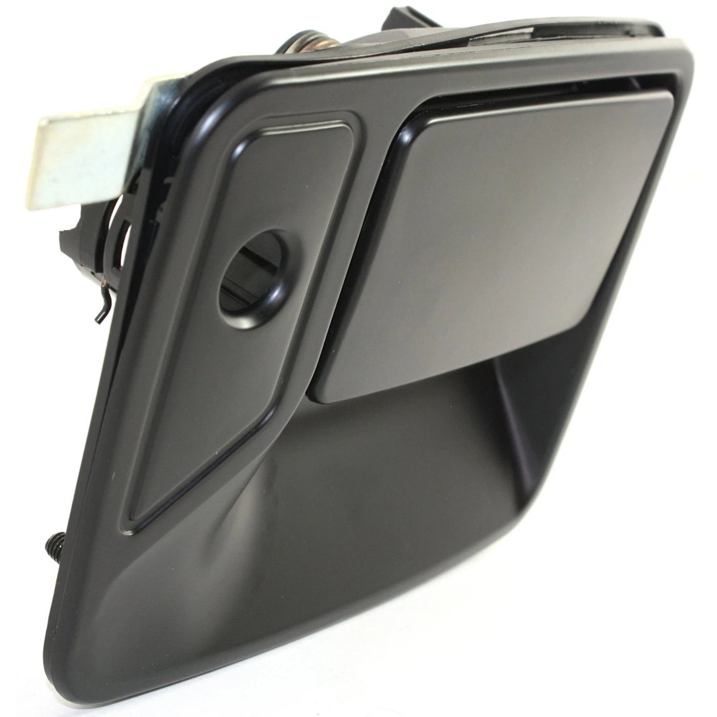 Door Handle Set For 1999-2016 Ford F-250 Super Duty Front Smooth Black 2-Pcs