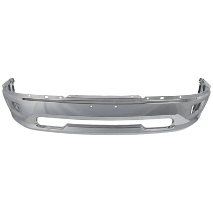 1-Piece Front Bumper For Ram 1500 2011-2012 w/ Fog Lamps Code MCT Chrome