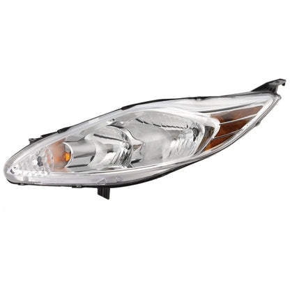 LH & RH Headlights For Ford Fiesta 2011-2013 Halogen w/ Bulbs CAPA S SE SEL SES