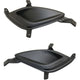 Fog Light Cover Set For 2011-2013 Hyundai Elantra USA Built Front Textured Black