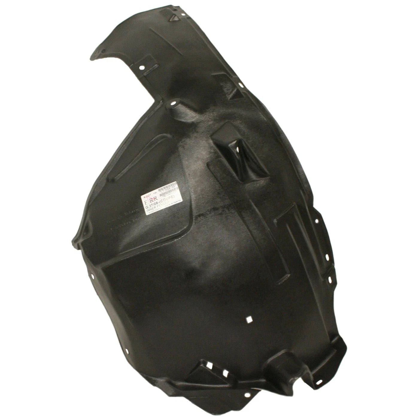 Front Left and Right Side Fender Liner Set For 08-13 Infiniti G37 Rear Section