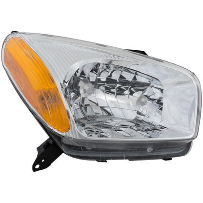 Headlight Set For 2001-2003 Toyota RAV4 Left and Right With Bulb 2Pc