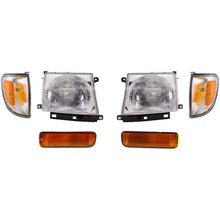 Halogen Headlight Kit For 1998-2000 Toyota Tacoma RWD Left and Right with Bulbs