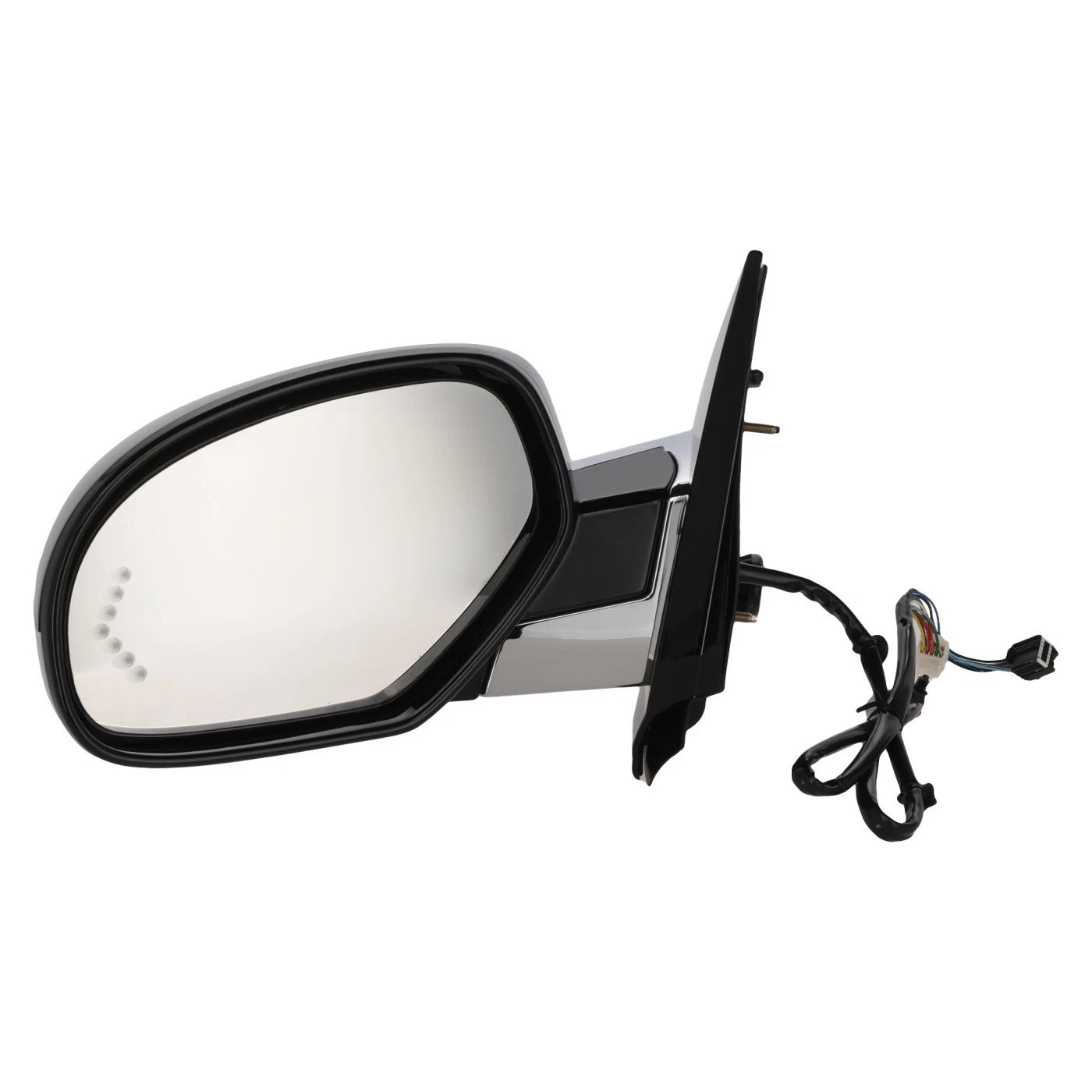 Power Mirror Set For 07-14 Cadillac Escalade Left Right Heated with Puddle Lamp