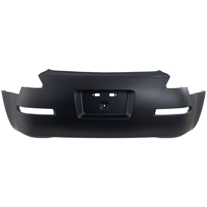 Bumper Cover For 2003-2009 Nissan 350Z Rear Primed w/ Dual Exhaust Holes