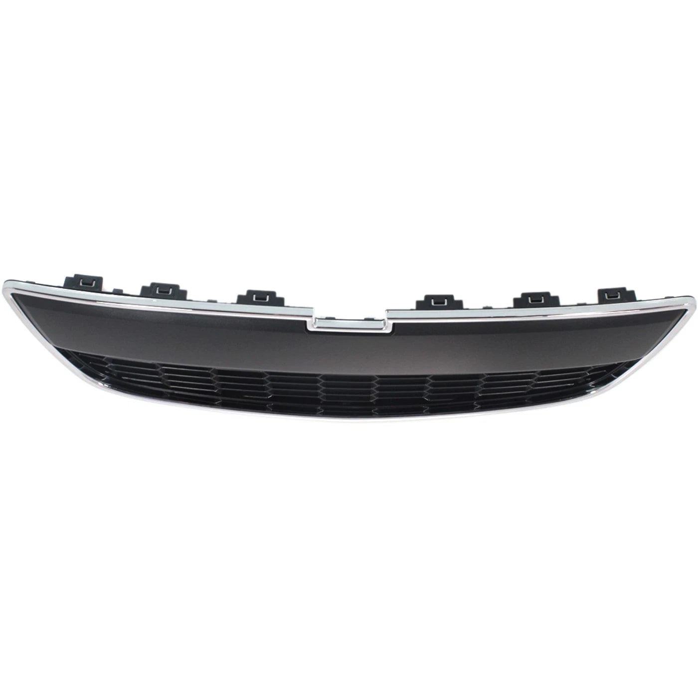 Bumper Grille For 12-16 Chevrolet Sonic Front Lower Chrome Shell Black Insert