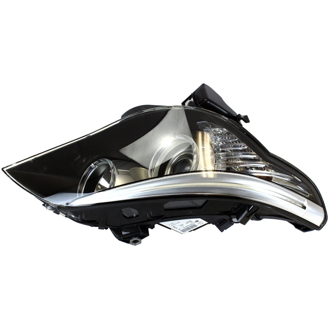 Driver and Passenger Headlight For BMW 528i 2008-2010 Base Halogen with Bulb(s)
