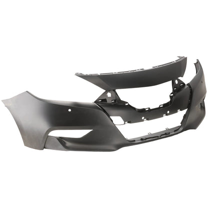 Front Bumper Cover For 16-18 Nissan Maxima Primed With Parking Aid Sensor Holes