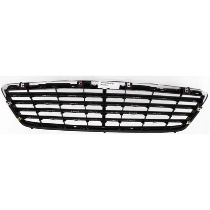 Grille For 2000-2003 Mercedes Benz E320 2003 E500 Chrome Shell w/ Black Insert