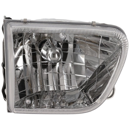 Headlight Set For 98-2001 Mercury Mountaineer Left and Right With Bulb 2Pc