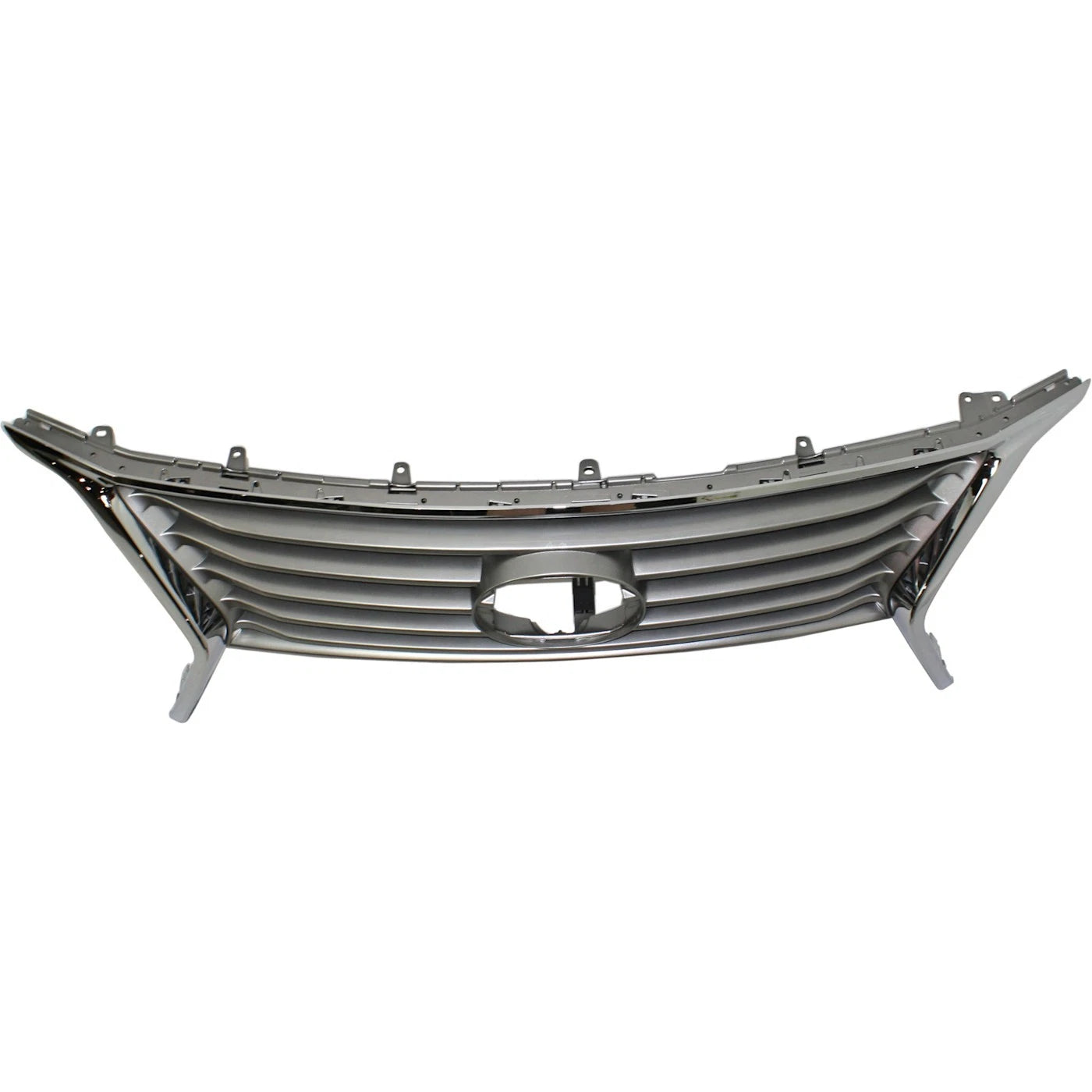 Grille For 2013-2015 Lexus RX350 Silver Plastic