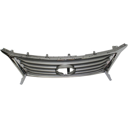 Grille For 2013-2015 Lexus RX350 Silver Plastic