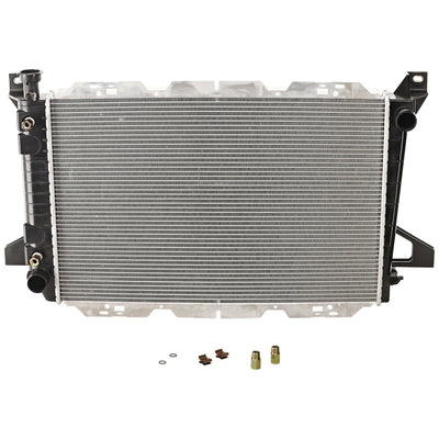 Aluminum Radiator For 1985-1996 Ford F-150 Bronco 2-Row With Heavy Duty Cooling