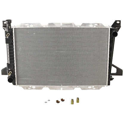 Aluminum Radiator For 1985-1996 Ford F-150 Bronco 2-Row With Heavy Duty Cooling