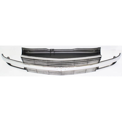 Grille 95-25 For Chevy Astro Silver w/Chrome Center Bar w/Composite Headlight