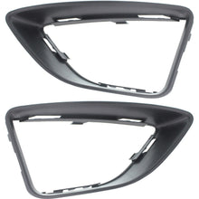 Fog Light Trim Set For 2010-2012 Ford Fusion Left & Right Lamp Molding 2Pc