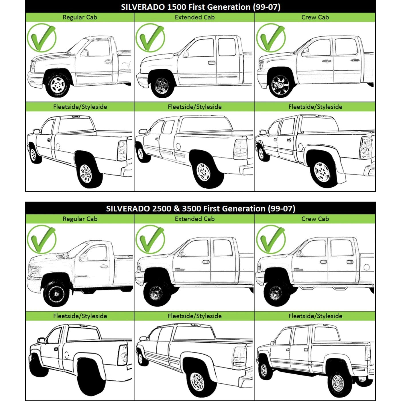 Tailgate For 1999-2006 Chevy Silverado 1500 01-06 Silverado 2500 HD Assembly