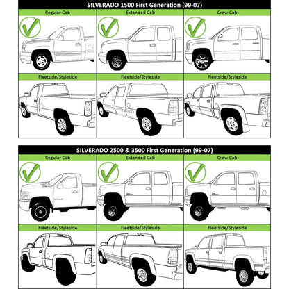 Tailgate For 1999-2006 Chevy Silverado 1500 01-06 Silverado 2500 HD Assembly