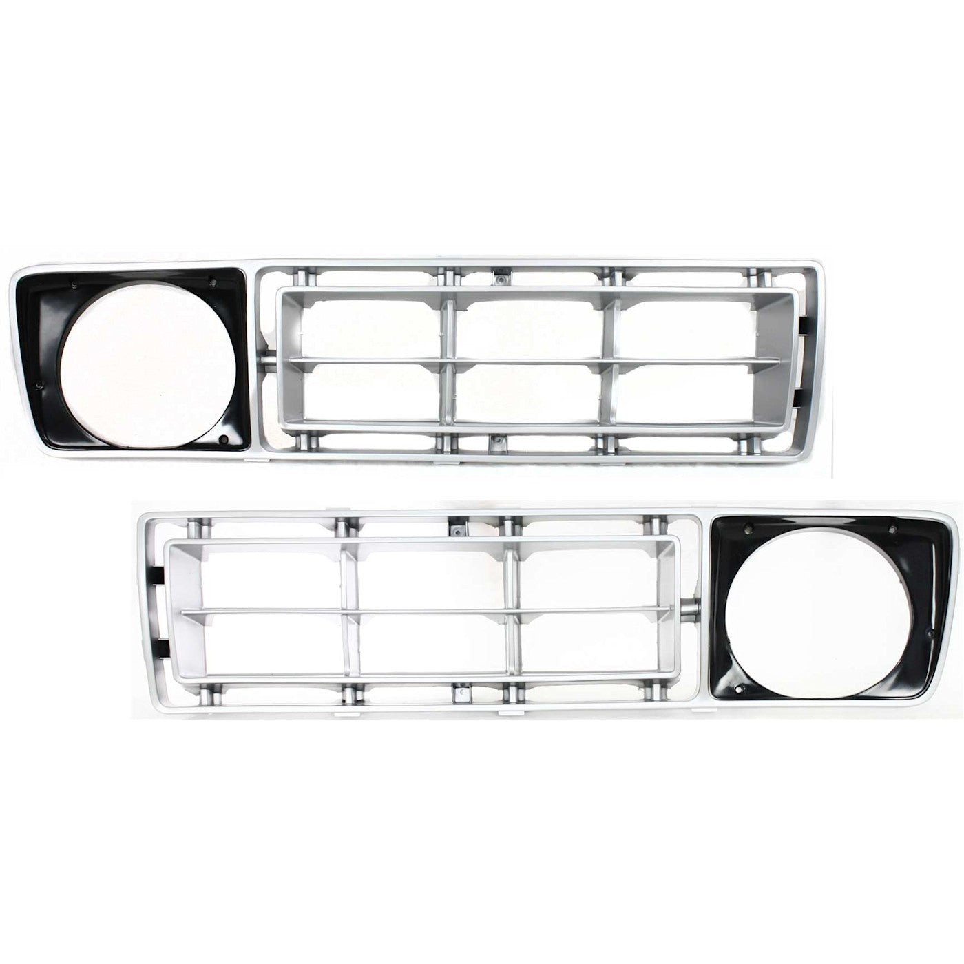 Grille For Ford F-150 F-250 F-350 F-100 F-500 1976-1977 Left and Right Silver