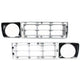 Grille For Ford F-150 F-250 F-350 F-100 F-500 1976-1977 Left and Right Silver