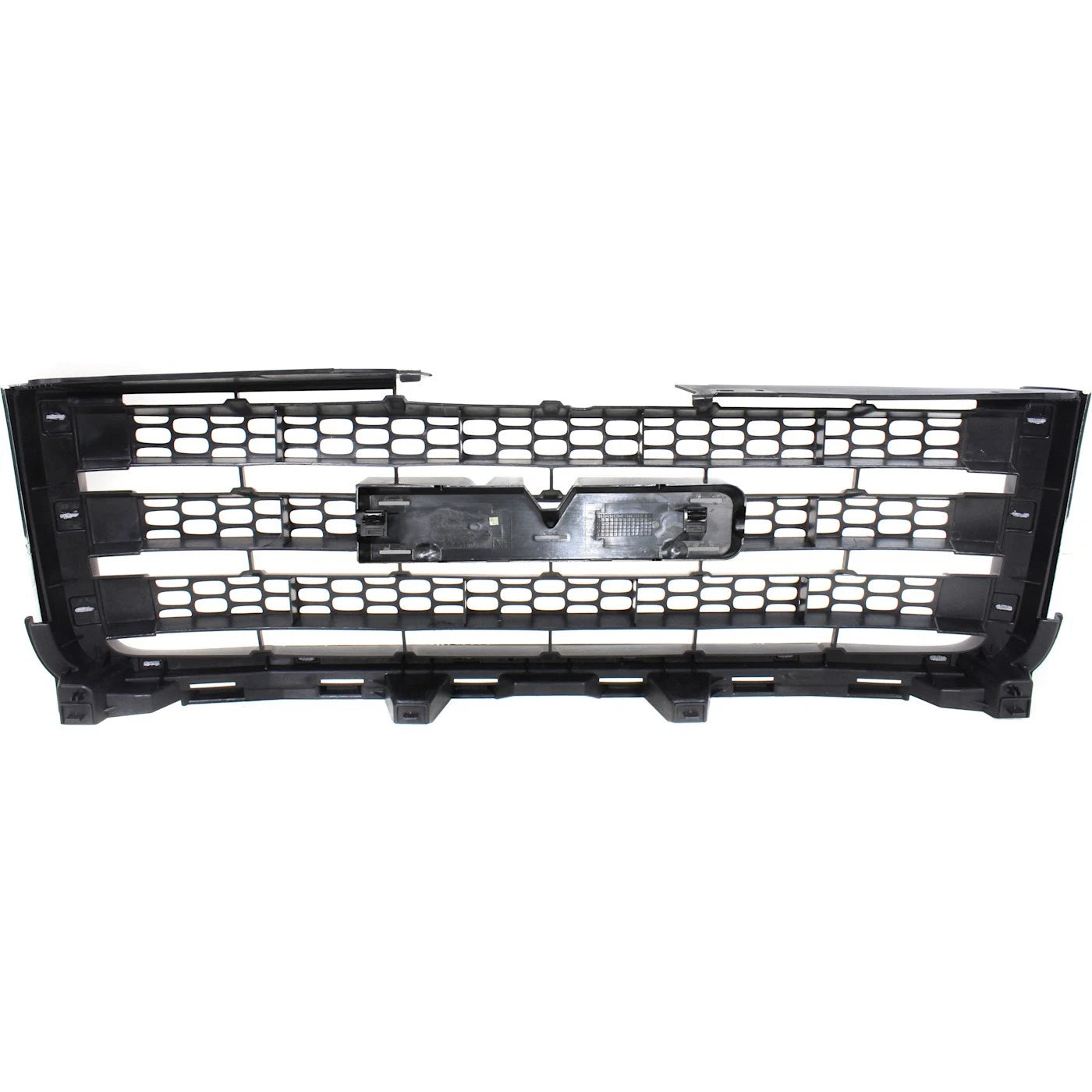 Grille Chrome with Textured Black For 2011-14 GMC Sierra 2500 HD Sierra 3500 HD