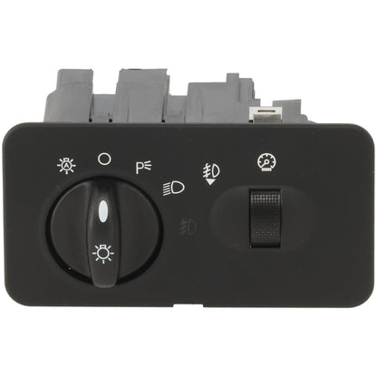 Headlight Switch For 2002-2004 Ford F-250 Super Duty Black Rectangular Shape