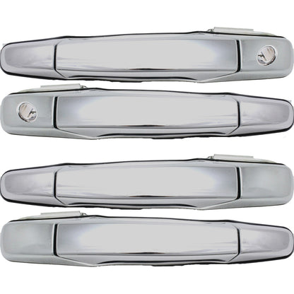 Door Handle Set For 2007-2013 Chevrolet Silverado 1500 Outer 4Pc