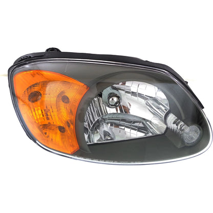 Driver & Passenger Side Headlights For Hyundai Accent 2003-2006 Halogen w/ Bulbs