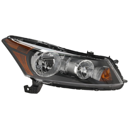 Passenger Side Headlight For Honda Accord 2008-2012 Sedan Halogen with Bulb(s)