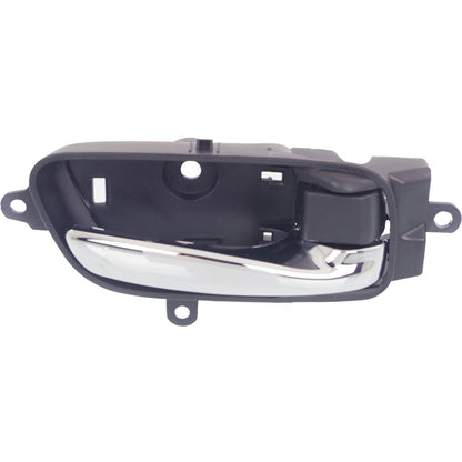 Interior Door Handle For 2013-2018 Nissan Altima Chrome Lever Black Knob RH Side