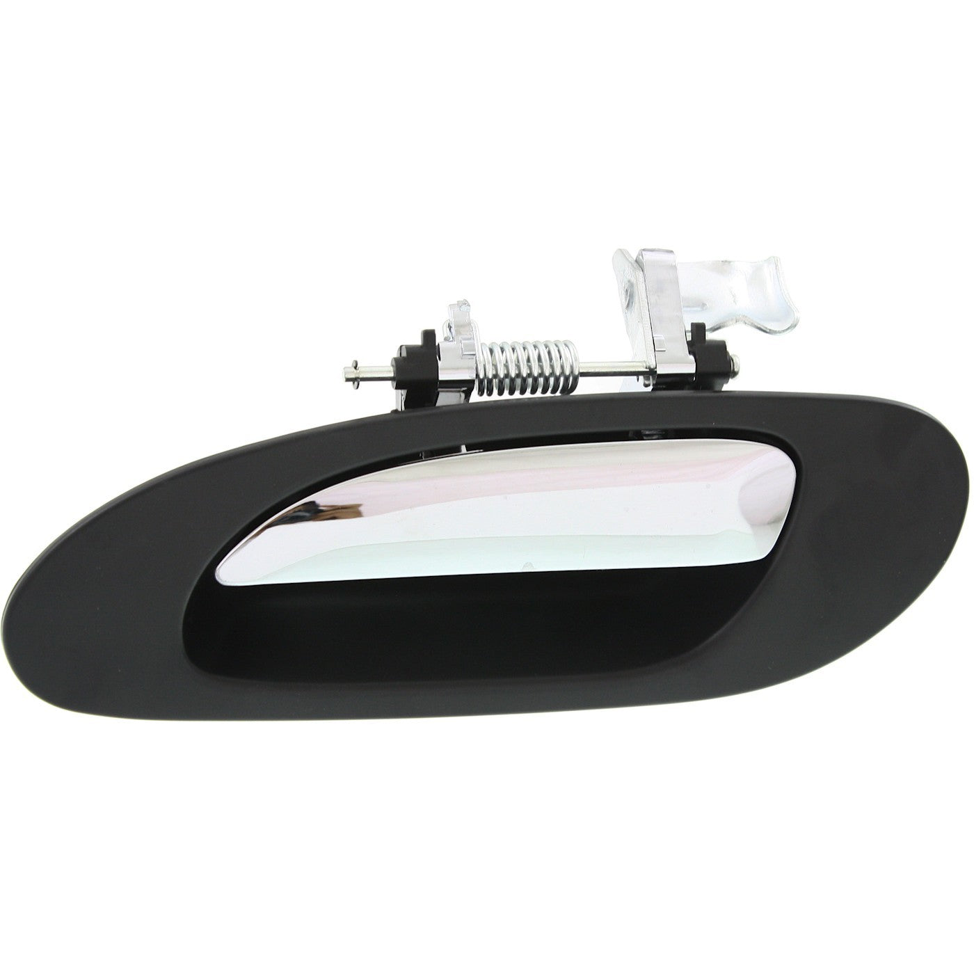 Exterior Door Handle For 99-2003 Acura TL Rear LH Black bezel with chrome lever