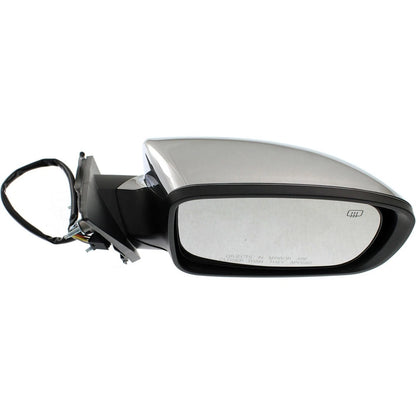 Power Mirror For 2011-18 Chrysler 300 Passenger Side Manual Fold Heated Chrome