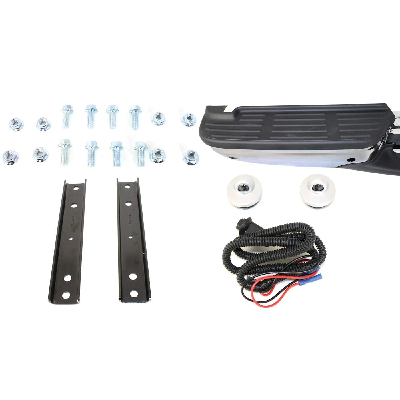 Step Bumper For Ford F-250 Super Duty 2001-2007 Rear w/ Hitch Plate Chrome