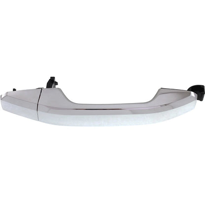 Exterior Door Handle Set of 4 For 14-18 Chevrolet Silverado 1500 Chrome Plastic