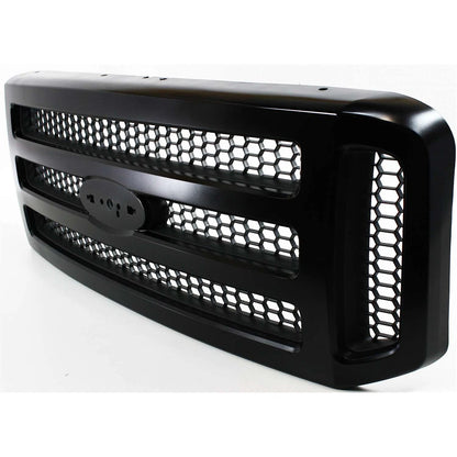 Grille For 2005-2007 Ford F-250 Super Duty F-350 Super Duty Shell and Insert