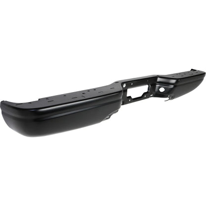 Step Bumper For Ford F-150 97-03 Rear Styleside Step Type Black - Paint to Match