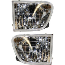 Headlight Set For 98-2001 Mercury Mountaineer Left and Right With Bulb 2Pc
