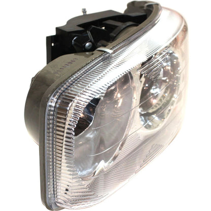 LH & RH Headlights For GMC Sierra 1500 2001-2006 Halogen with Bulbs C3 & Denali