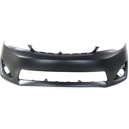 Bumper Cover Kit For 2012-14 Toyota Camry L LE XLE Front w/o Signal Light Holes