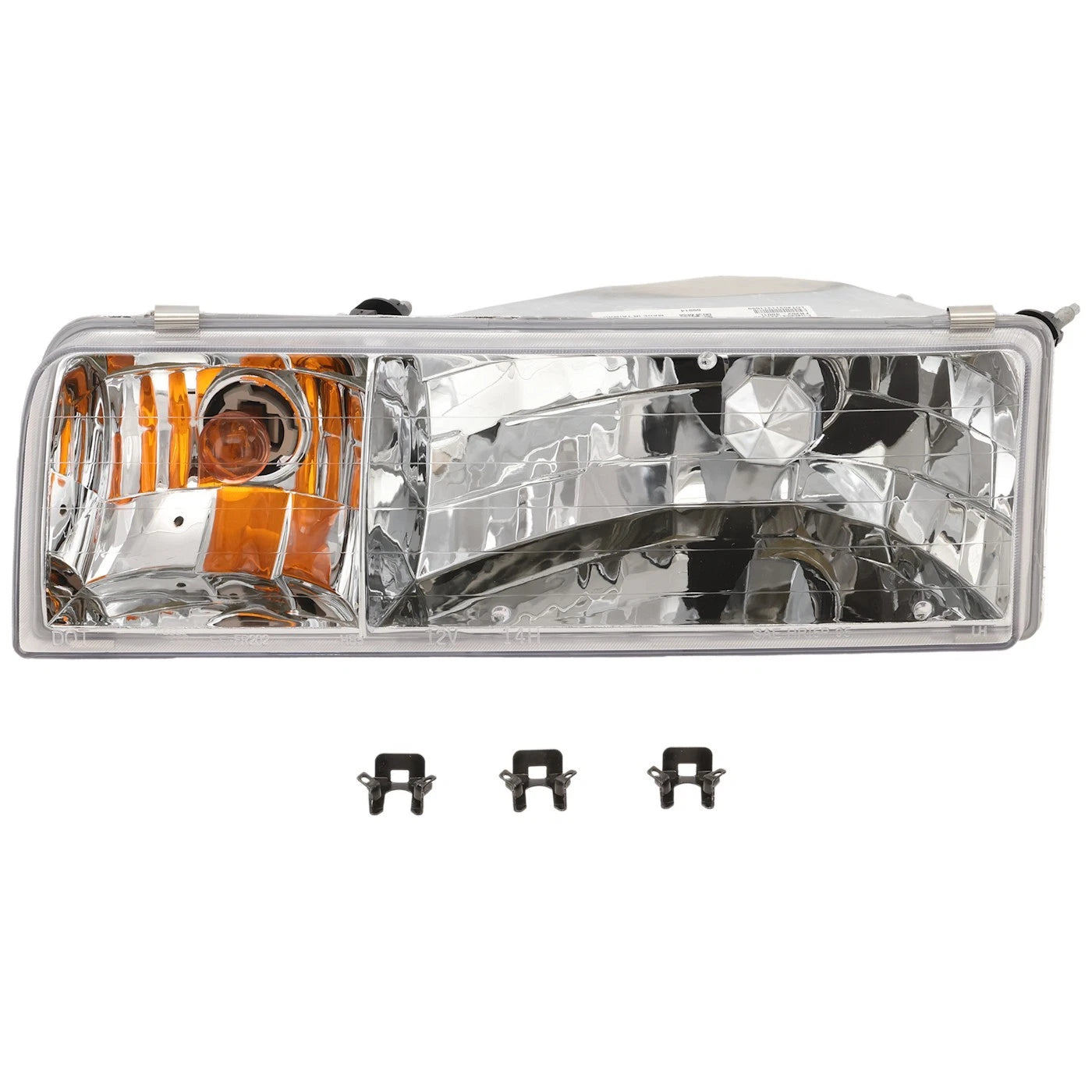 Headlight Set For 95-97 Lincoln Town Car Halogen With Bulbs FO2502141 FO2503141