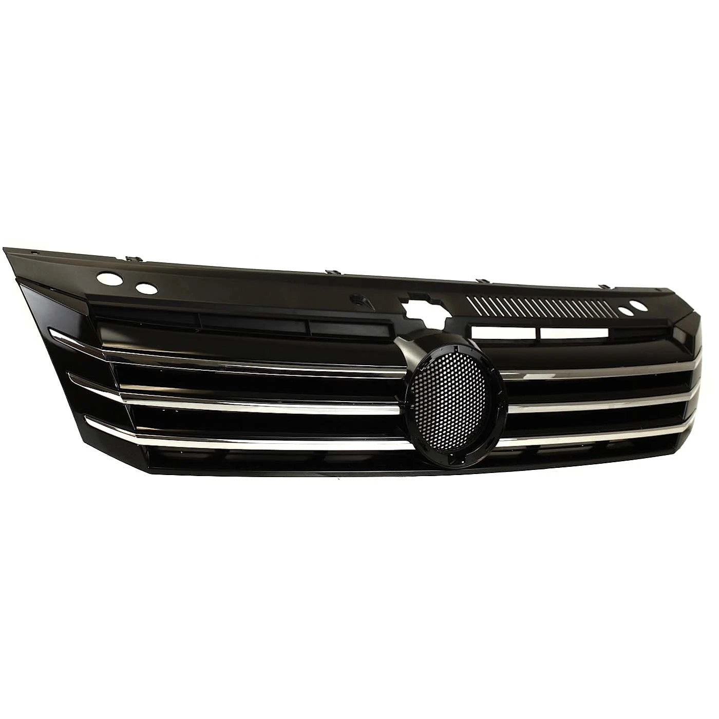 Grille For 2012 2013 2014 2015 Volkswagen Passat Painted Black Shell and Insert