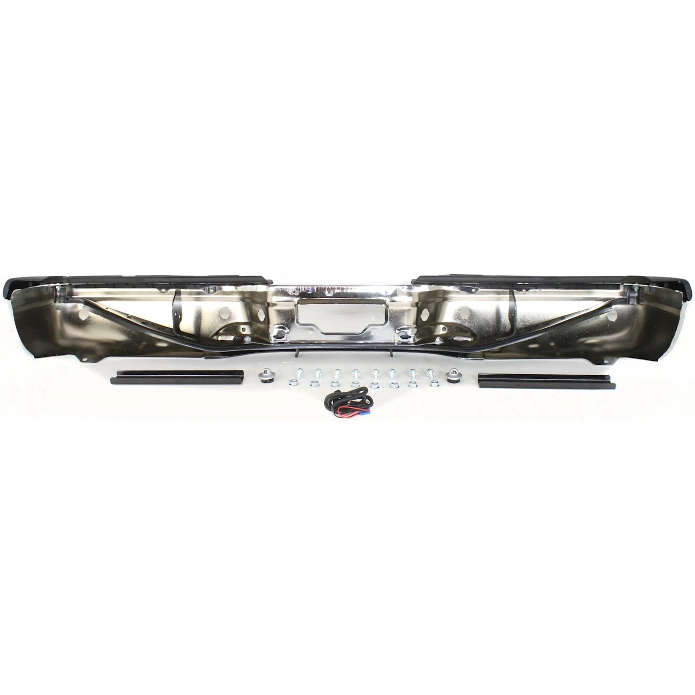 Step Bumper For Ford F-250 Super Duty 2001-2007 Rear w/ Hitch Plate Chrome
