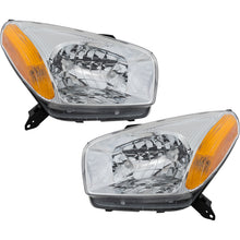 Headlight Set For 2001-2003 Toyota RAV4 Left and Right With Bulb 2Pc