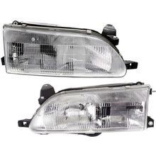 Headlight Set For 93-97 Toyota Corolla Left and Right With Bulb 2Pc