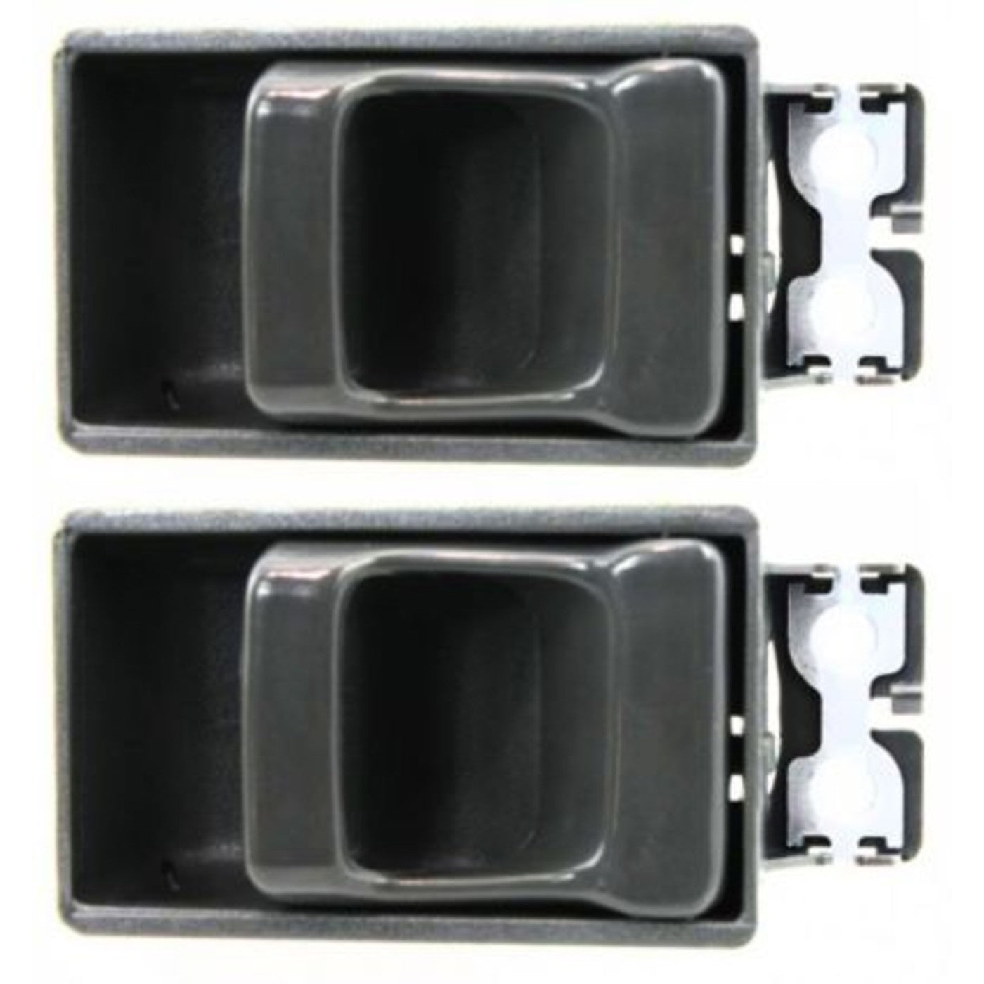 Front Interior Door Handle Set For 1995-1997 Nissan Pickup 1986-1994 D21 Gray