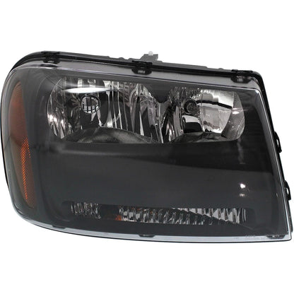 Headlight Set For 06-09 Chevrolet Trailblazer Halogen w/ Bulbs 25970908 25970909