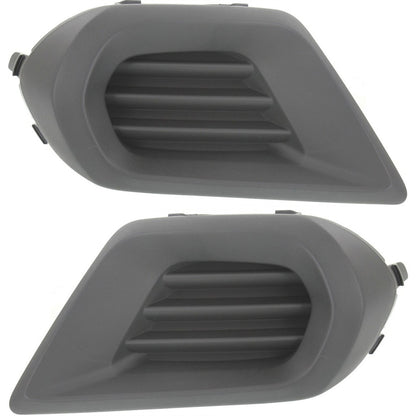 Fog Light Cover Set For 2014-2016 Subaru Forester Front Left and Right Side